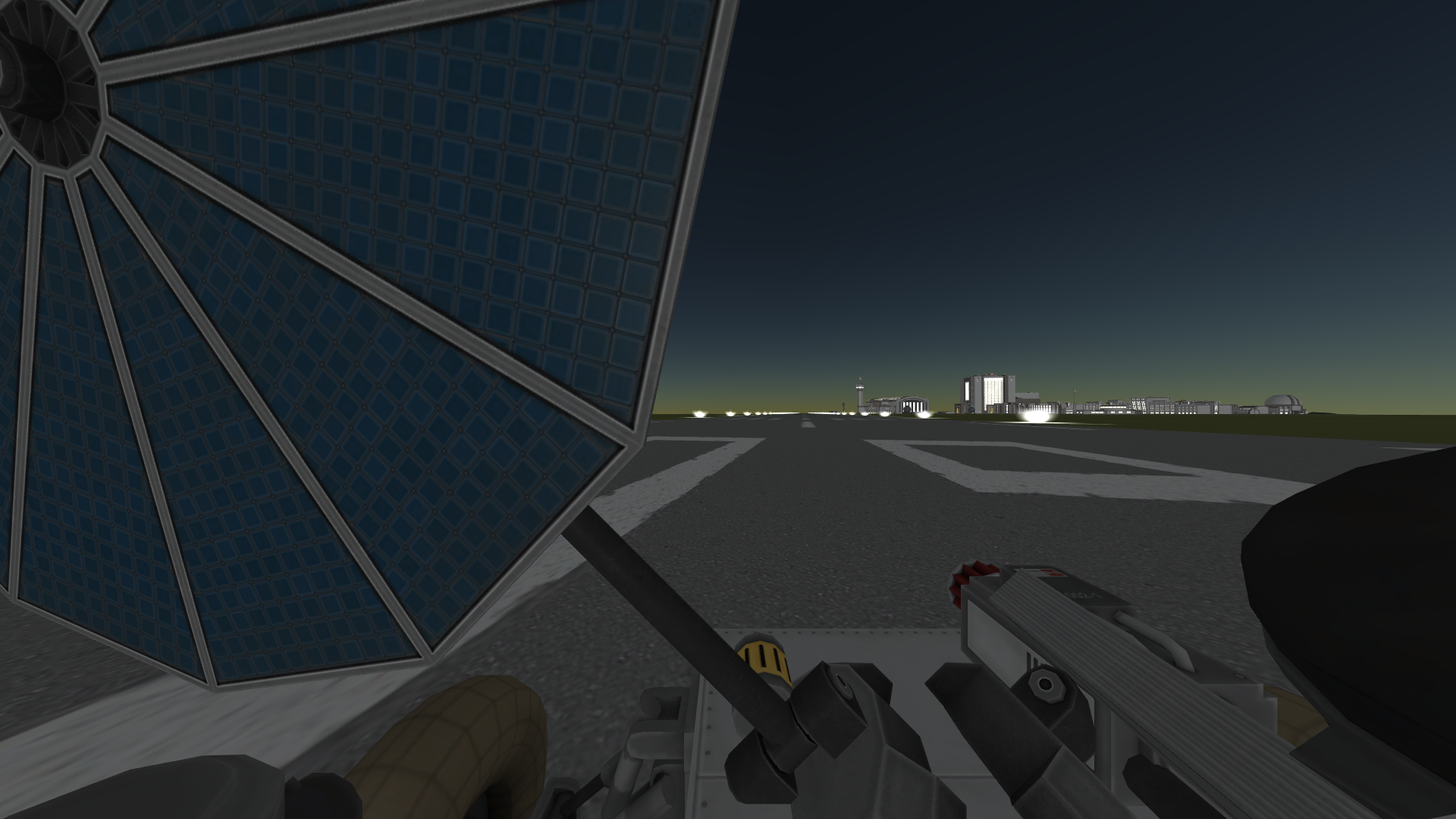 two kerbals outside of hab on minmus